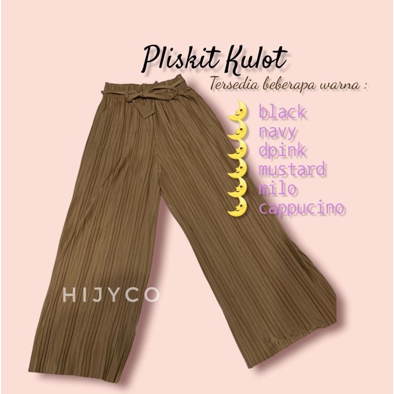 Celana Kulot Pliskit Premium Prada Risa Shop27