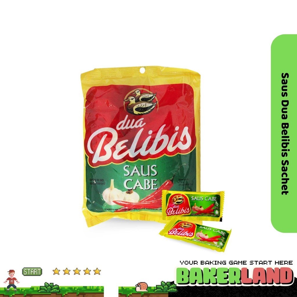 

Saus Cabai Dua Belibis / Saus Sachet Saus Cabai / Saus Dua Belibis Sachet Isi 24pcs