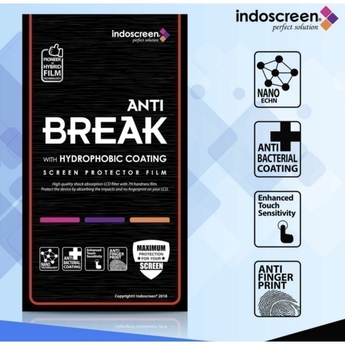Indoscreen ANTI BREAK BlackBerry Aurora/Q20 Classic/Dallas/P9981 Porsche/Passport/Priv/Q10/Z3/Z10 (P