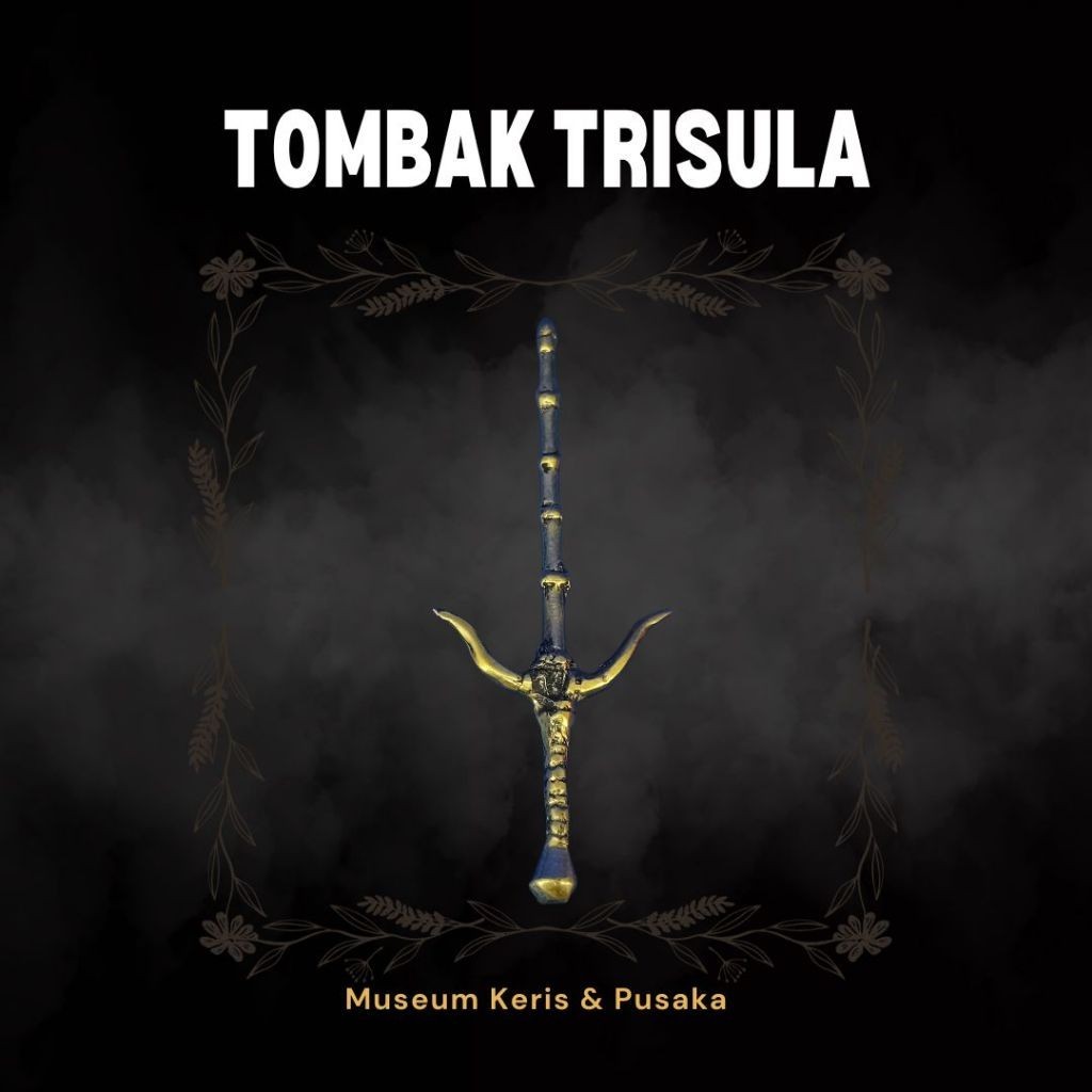 TombakTrisula Kuningan / Koleksi Barang Antik / Kuningan
