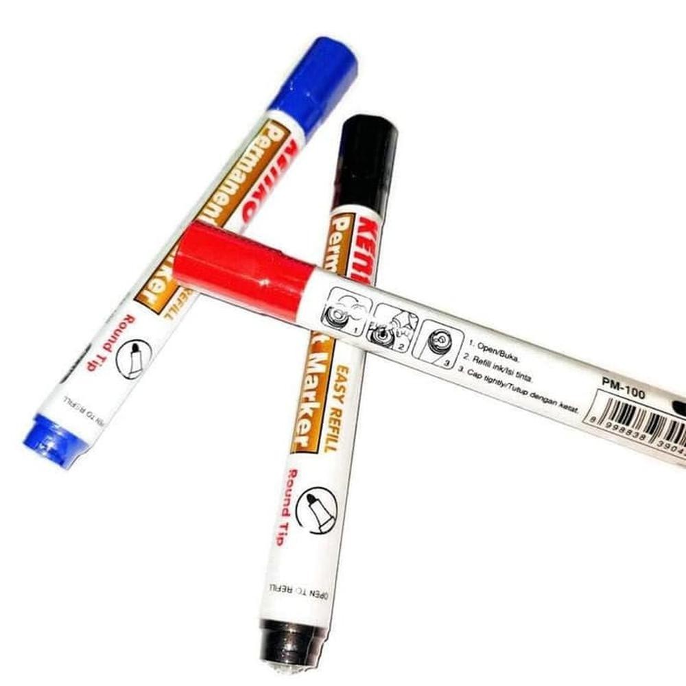 

SPIDOL PERMANENT MARKER TIDAK BISA DIHAPUS - KENKO PM-100
