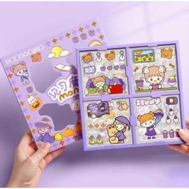

Stiker Momo 100 pcs box 100pcs 2d lembar Botol Minum Viral Korea Anak - MomoUngu