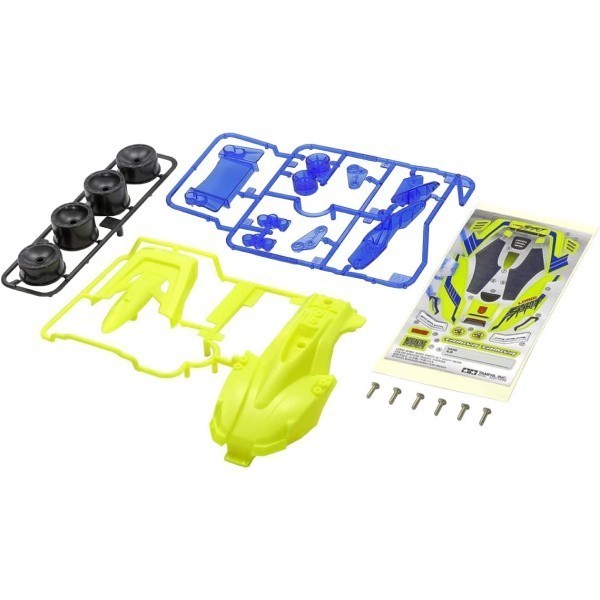 Tamiya Lord Spirit Body Parts Set Night Neon Color Edition - 95637