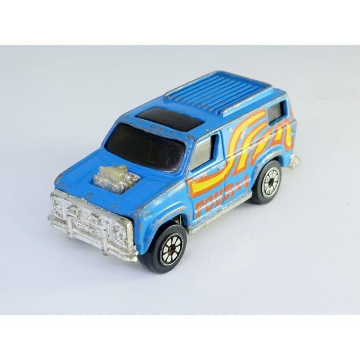 RZ27 Kenner Fast 111s loose Four x 4 Van - biru made in Hong Kong