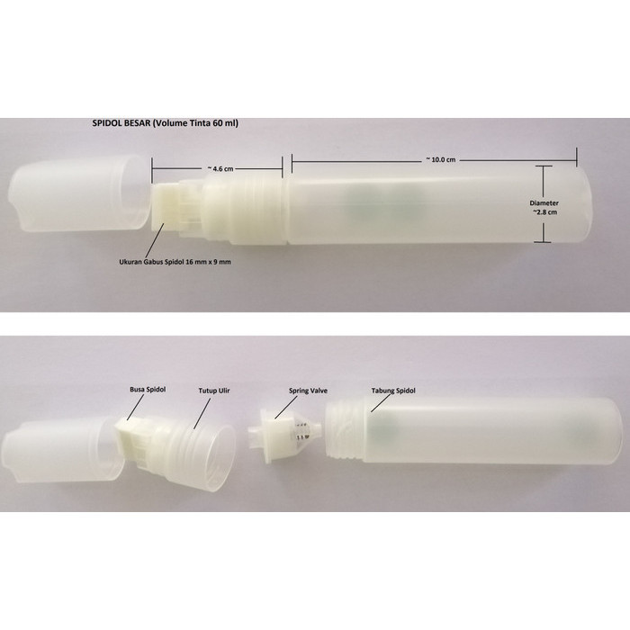 

Spidol Kosong Untuk Tinta Permanen Tinta Karung Tinta Marking - Volume 60 ml