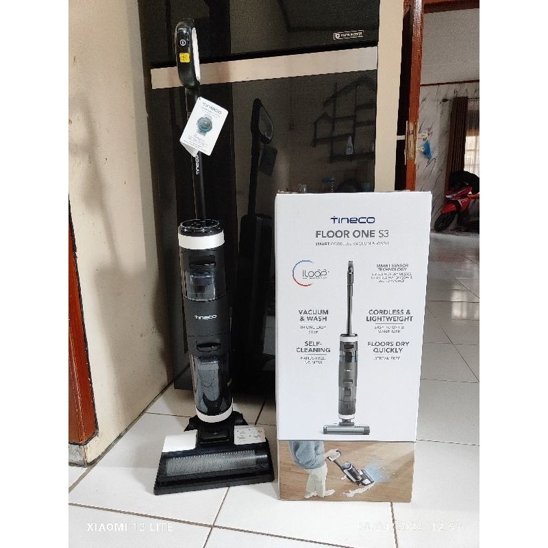 Tineco Floor One S3 Smart Wet Dry Cordless Stick Handheld Vacuum Cleaner and Floor Scrubber Washer P