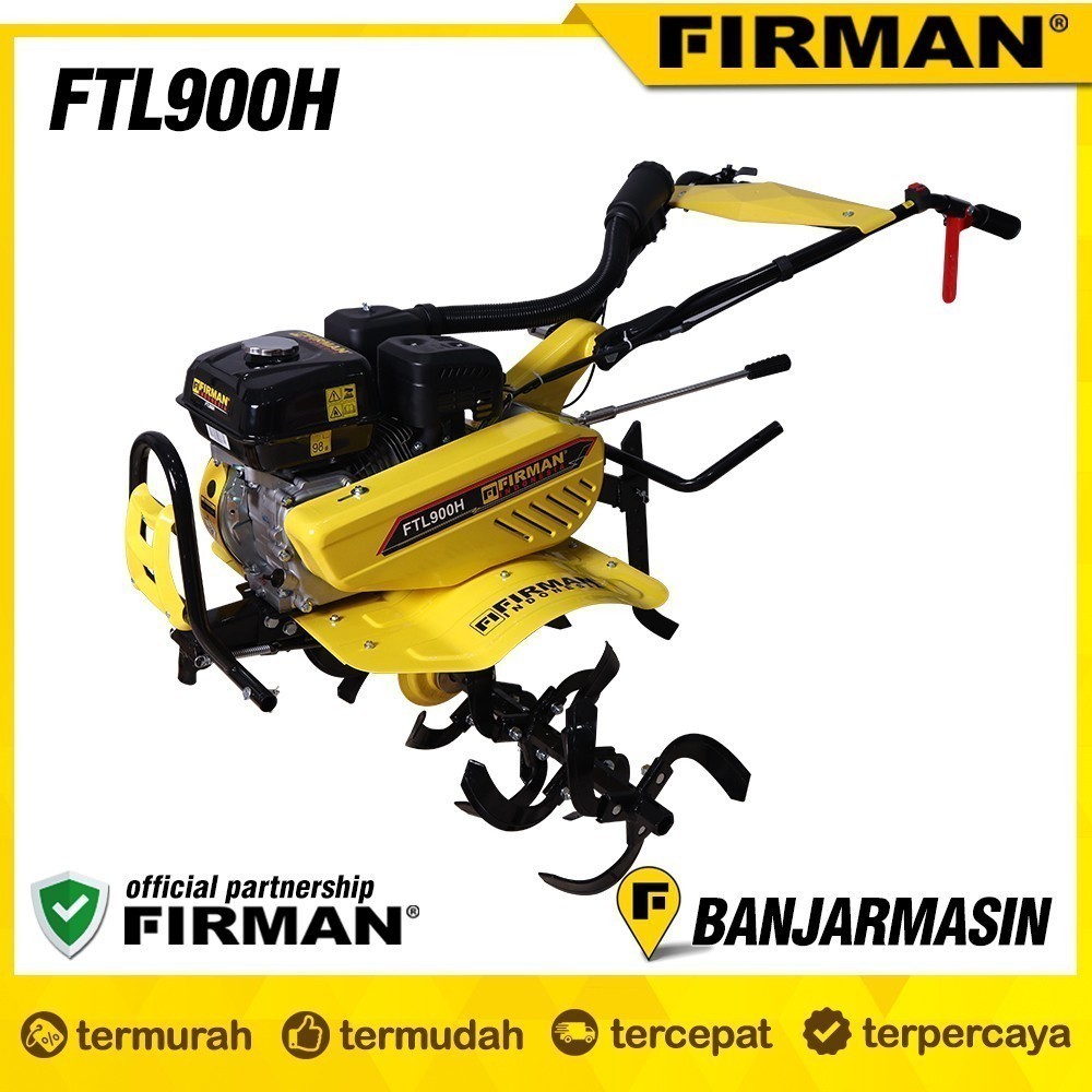 Paket Diskon  Spesial  Promo   Mesin Traktor Mini / Tiller Cultivator Firman FTL900H - Firman Banjar