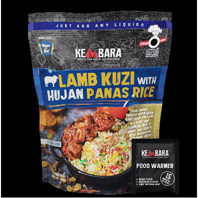 

MRE Kembara Meals Ready to Eat Ration Food Ransum buat Survival Kit - Lamb Kuzi