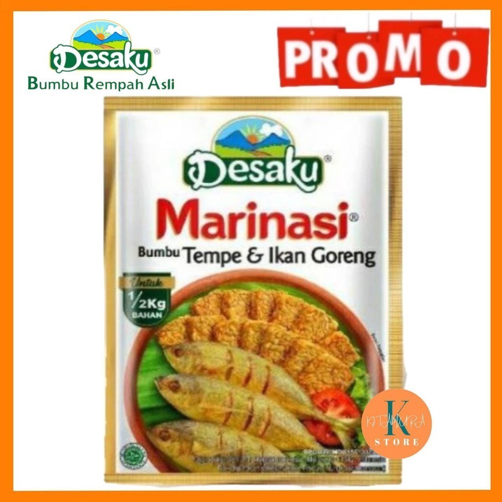 

Marinasi Bumbu Racik Instan Desaku 15gr 1 sachet Tempe dan Ikan Goreng Bumbu Praktis