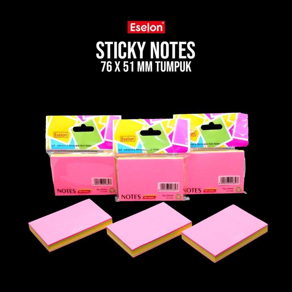 

Sticky Notes / Sticky Notes Eselon / Sticky Notes Polos 76*51mm