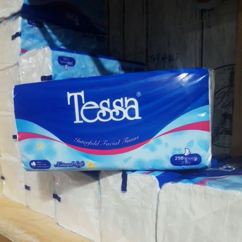 Tissue TESSA 250 sheet/Tissue Wajah/Tisu/Facial Tissue Tessa