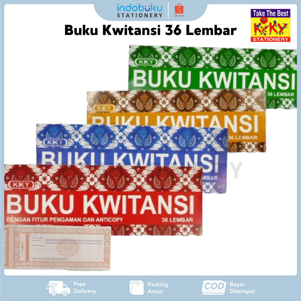 

Buku Kwitansi Kiky Kecil Anticopy 36 Lembar 623203S