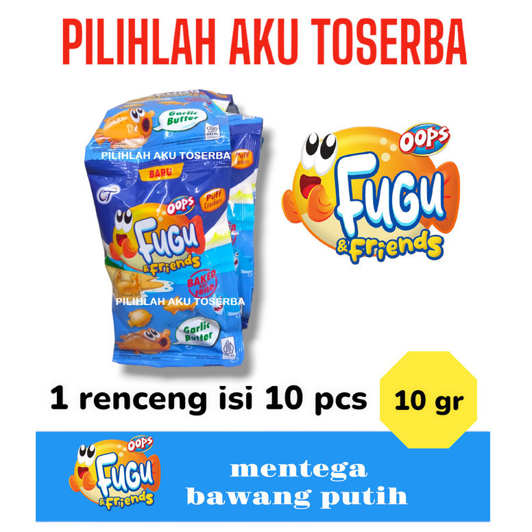 

FUGU & FRIENDS 10 GR GARLIC BUTTER / MENTEGA BAWANG PUTIH - ( HARGA 1 RENCENG )