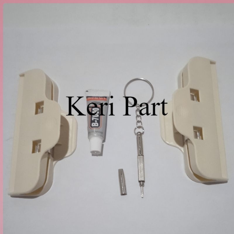 obeng univeversal 3in 2penekan lcd + lem 3ml B7000 obeng set paket obeng 3in 2penekan +lem B7000 3ml