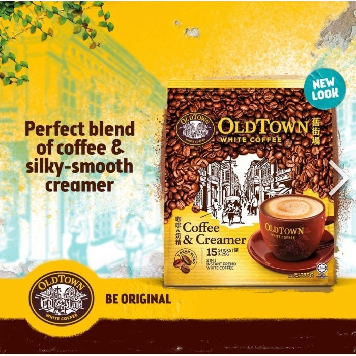 

AT OldTown White Coffee Old Town Coffee and creamer 2in1 kopi 15 sachet