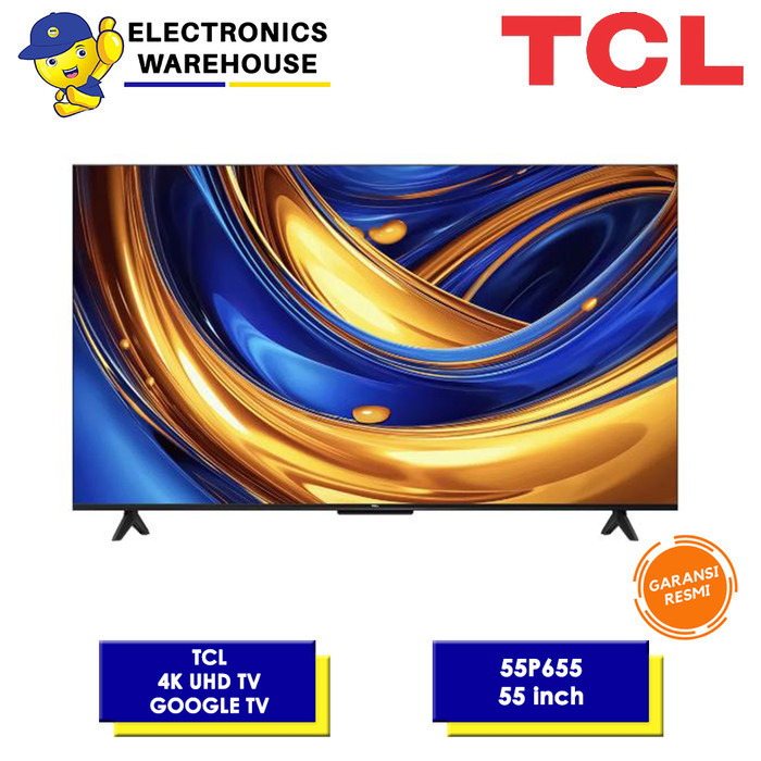 TCL 55P655 55" GOOGLE TV 4K UHD DOLBY SMART TV 55 INCH | tcl 55p655 smart tv tcl 55 inch | tcl 55p655 Google TV 55 Inch NEW 2024
