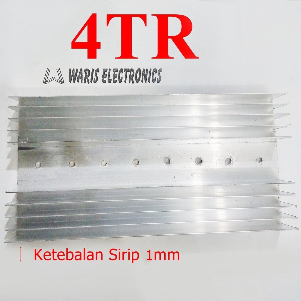 pendingin heatsink sirip persegi Sanken 4TR 20cm