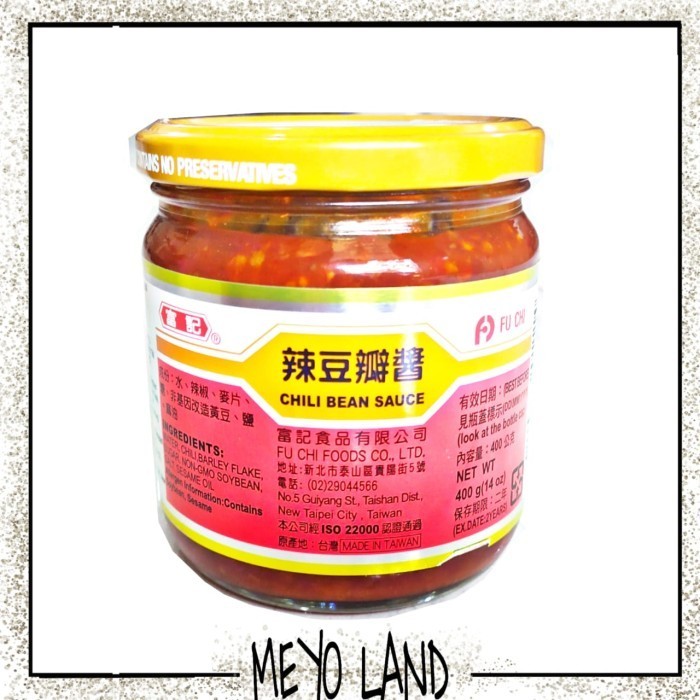 

Terbaru- Chili bean sauce fu chi 400 Gram / Doubanjiang chili / chilli Tobanjan