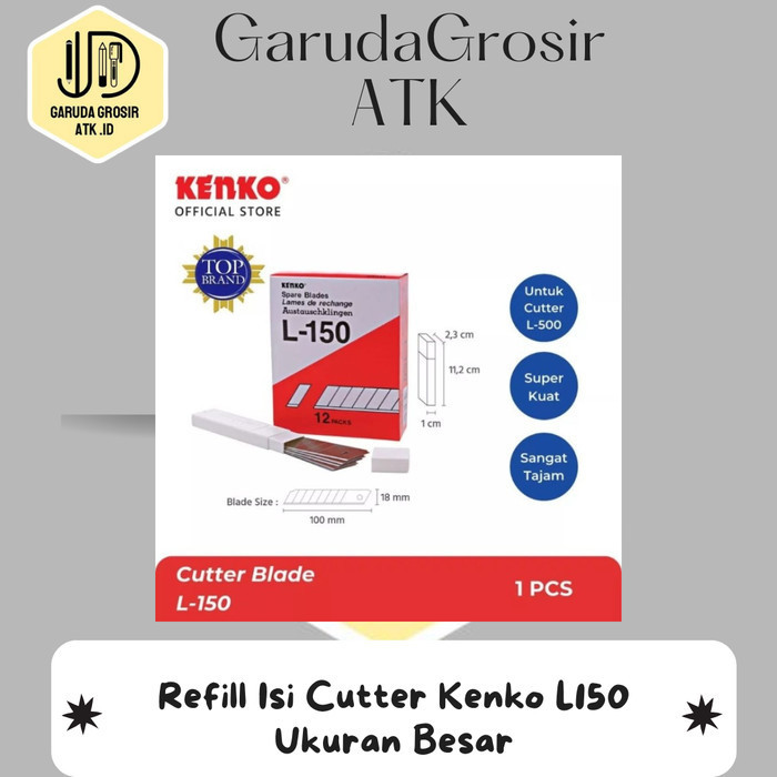 

Refill Isi Cutter Kenko L150 Ukuran Besar