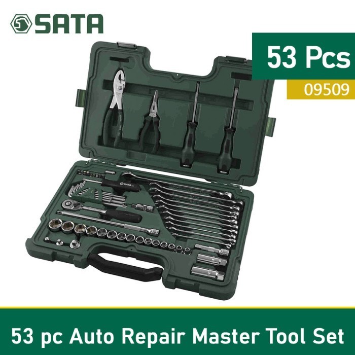 SATA TOOL KIT SET 09509 56PC AUTOMOTIVE TOOL SET SATA