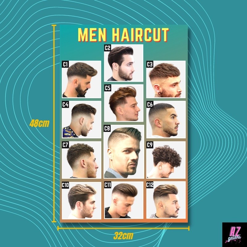 Poster Pangkas Rambut Poster Pangkas Rambut Pria Poster Barbershop Poster Pangkas Rambut Terbaru Pos