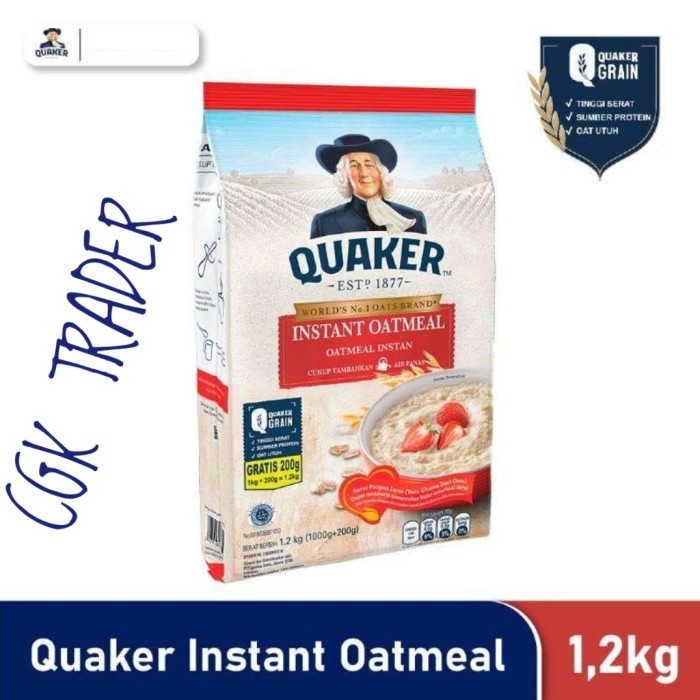 

[Terbaru] QUAKER INSTANT OATMEAL 1200 gr - 2025