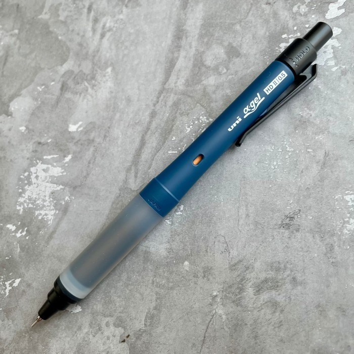 

Thosti UNI Kuru Toga Alpha Gel Switch M5-1009GG Mechanical Pencil/ Pensil - Navy 0.5