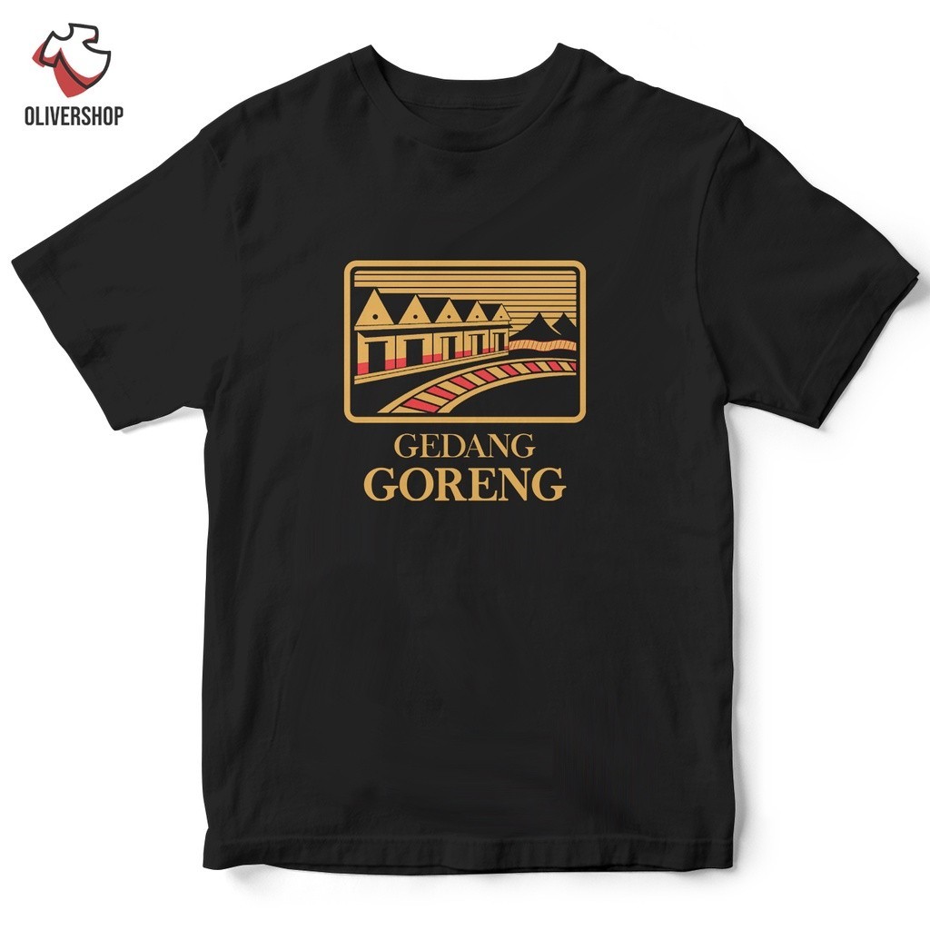 GemilangKaos Baju Kaos Plesetan GEDANG GORENG - parodi merek brand logo kata kata tulisan lucu unik 