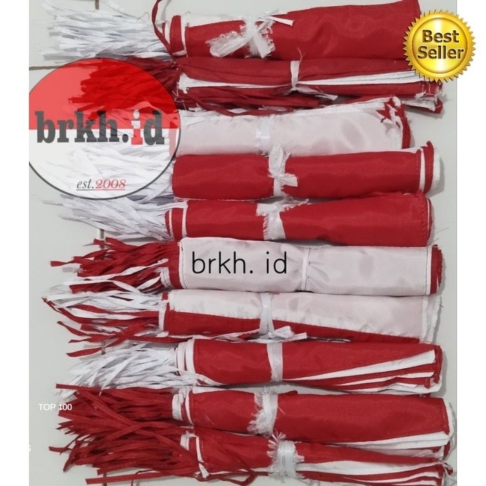 BENDERA MERAH PUTIH ( 20 PCS ) UKURAN KECIL MINI/BENDERA INDONESIA MINI