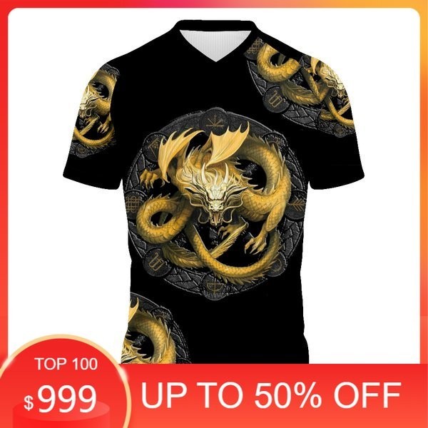 Diskon - Kaos Pria Kaos Batik Naga / Kaos Naga / Kaos Pria Dewasa / kaos Jersey / Kaos Full Printing