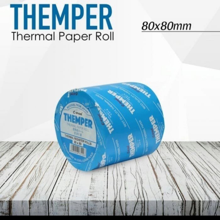 

kertas kasir 80x80 kertas thermal paper THEMPER e-print 80x80 mm