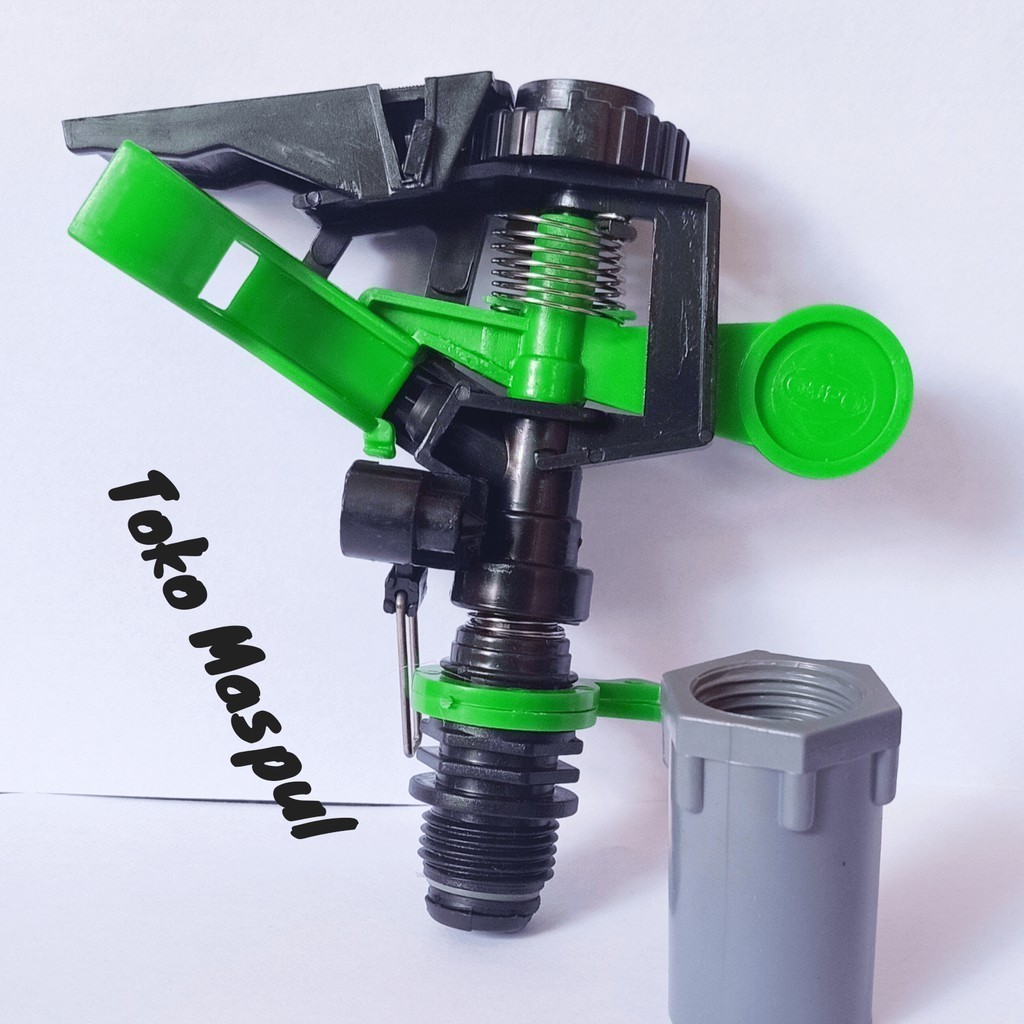 inovasi_tani-COD-SPRINKLER TEMBAK HIJAU 1/2 KOMPLIT-sprinkler