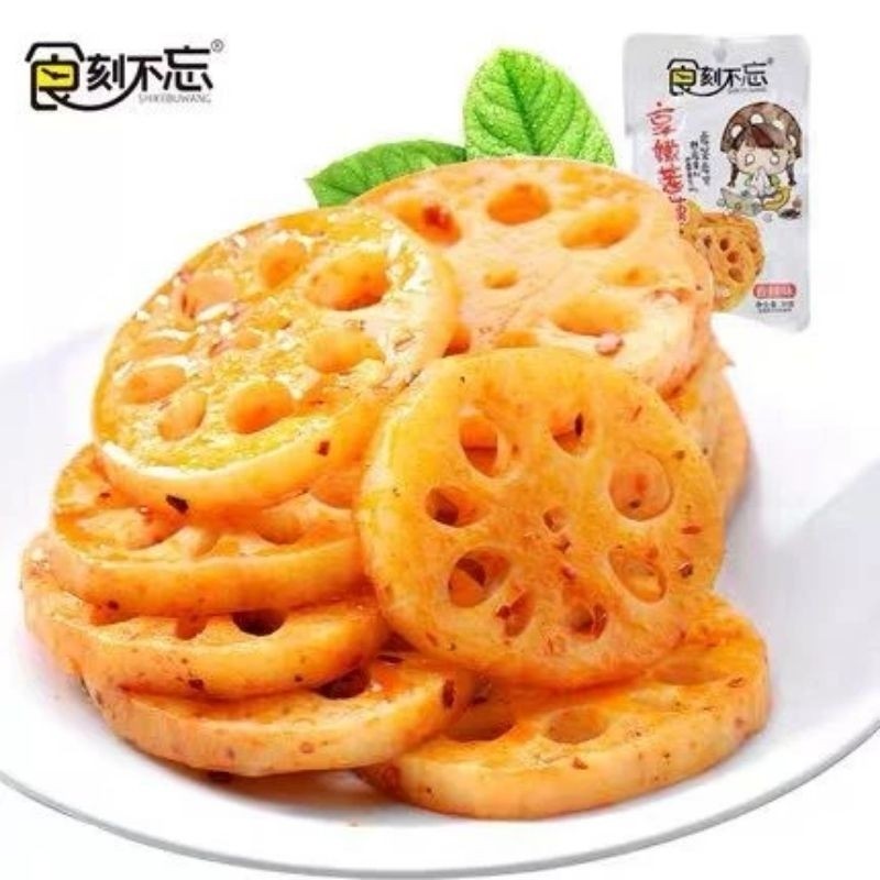 

Foodgrey - (HALAL)Cemilan Snack Lotus Spicy 30gr/Snack Akar Lotus Pedas