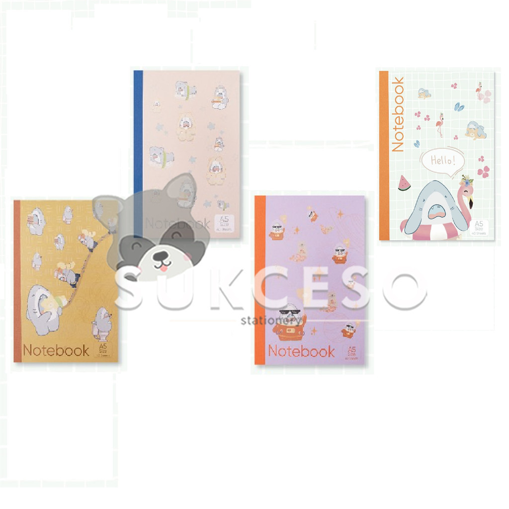 

Joyko Notebook NB-731 Shally Ruled Cute Shark Edition Buku Catatan Bergaris A5 Unik Murah