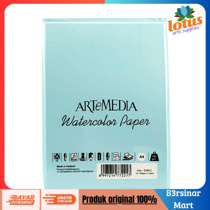 

[KUALITAS TERBAIK] Artemedia Watercolour Paper 200gsm A4