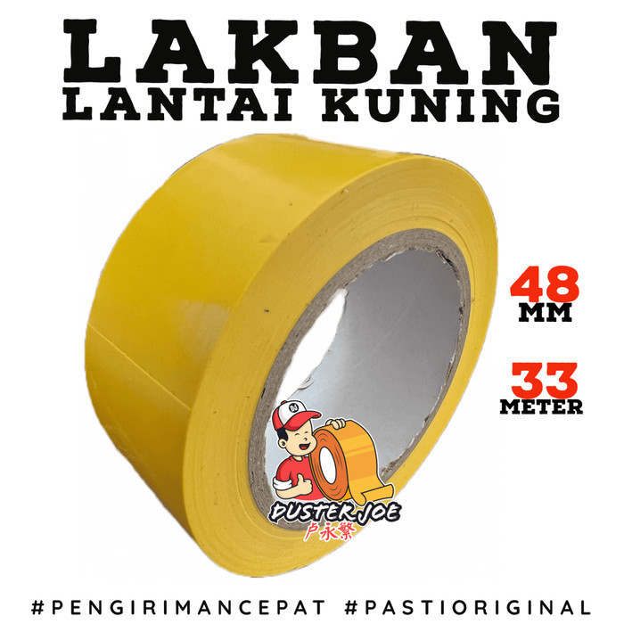 

Lakban Lantai Sinar Ross Kuning 48mm x 33M Floor Marking Per 1 Pcs