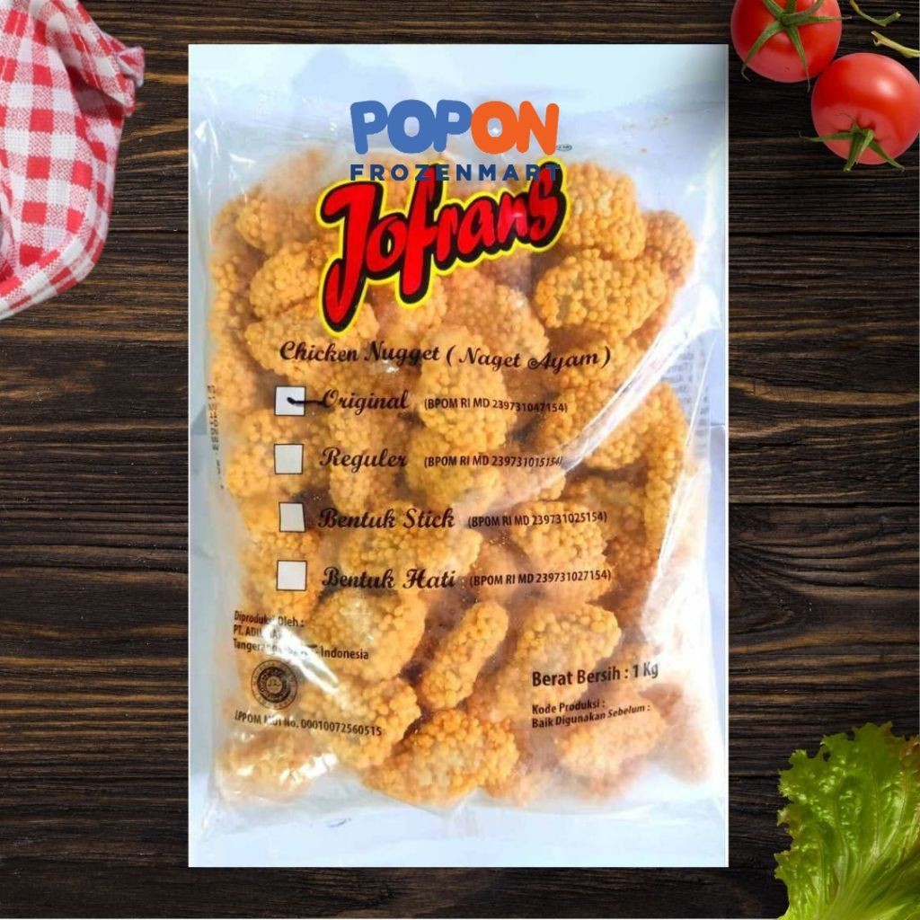 

Jofrans Naget Ayam Bubble / Crispy Chicken Nugget 1 Kg