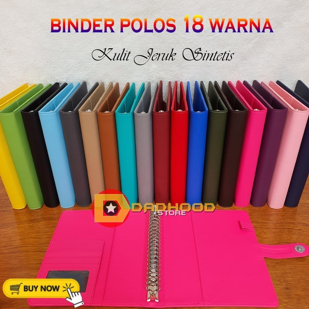 

BINDER POLOS 18 WARNA PILIHAN A5 DAN B5