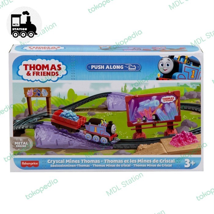Thomas and Friends All Engine Go Push Along  Crystal Mines Thomas Set