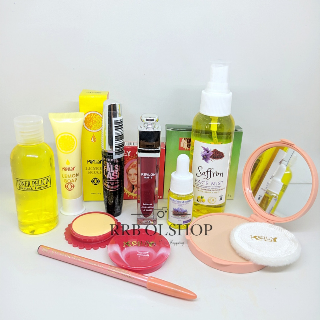 Paket Kecantikan Lengkap 9 Produk Kelly Kosmetik / Paket Kelly Kosmetik / Paket Kecantikan Kelly Kos