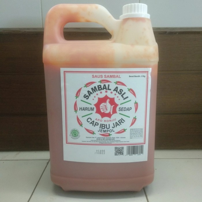 

Sambel Asli Cap Ibu Jari Jempol 5 kg ( Go Send / Grab Only )