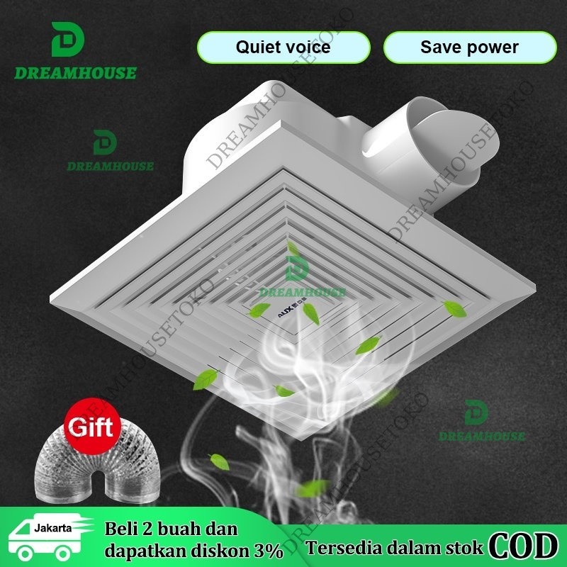 exhaust fan/heksos penyedot ruangan/hexos penyedot udara ruangan panas/hexos kamar mandi/exhaust fan