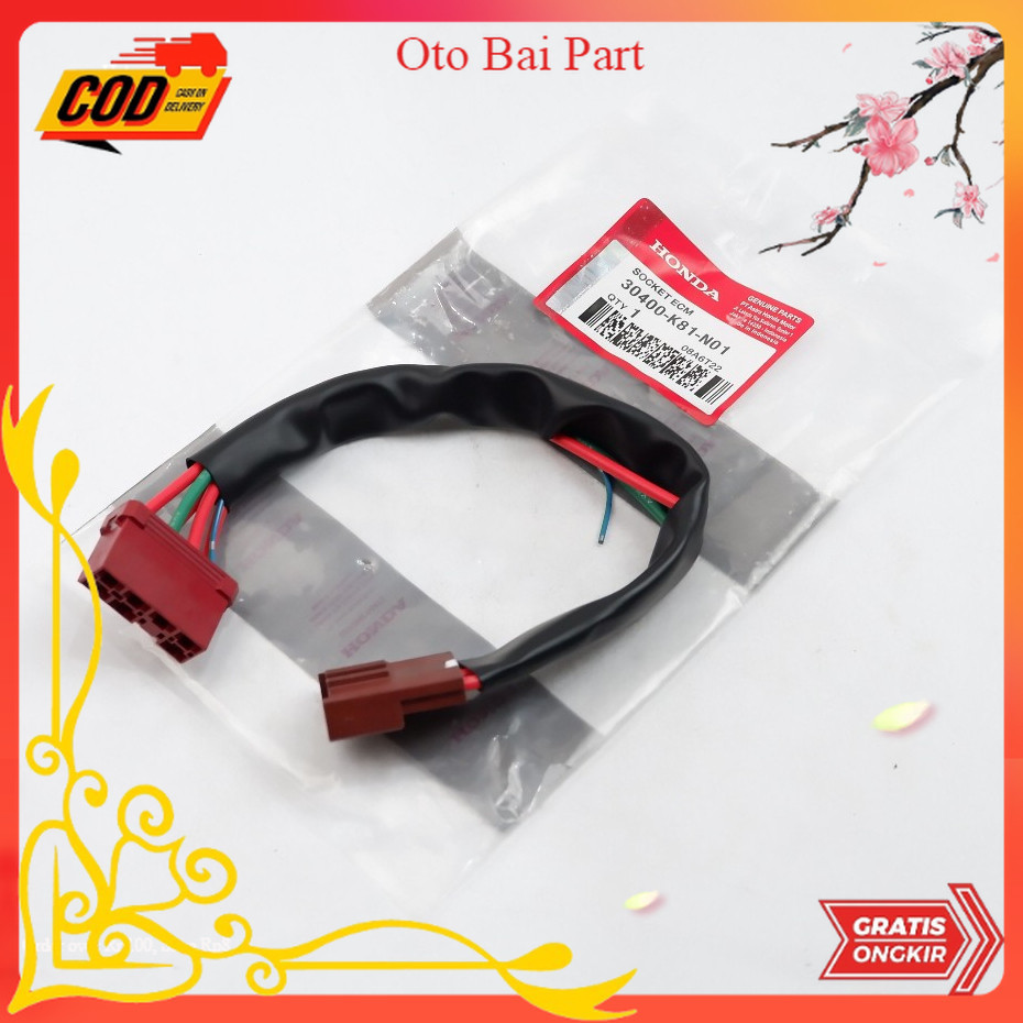 Kabel Soket ECU K81 Beat FI eSP , Scoopy FI eSP & Vario 110 eSP Part motor