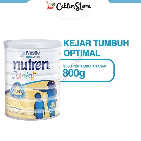 

NESTLE Nutren Junior Susu Pertumbuhan Vanila 1-10 tahun Kaleng 800g