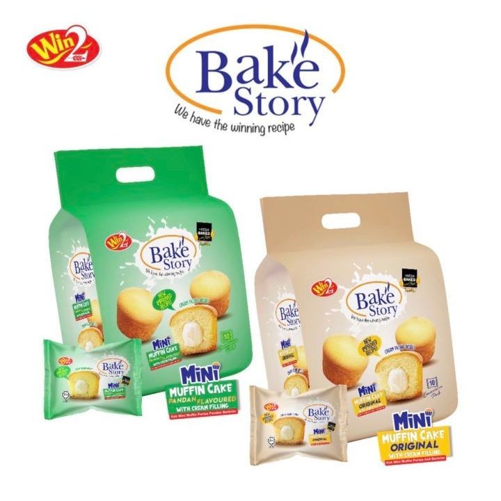 

[ECER] Win2 Bake Story Mini Muffin Cake 200g Pie Malaysia Cup Cake Mini HALAL