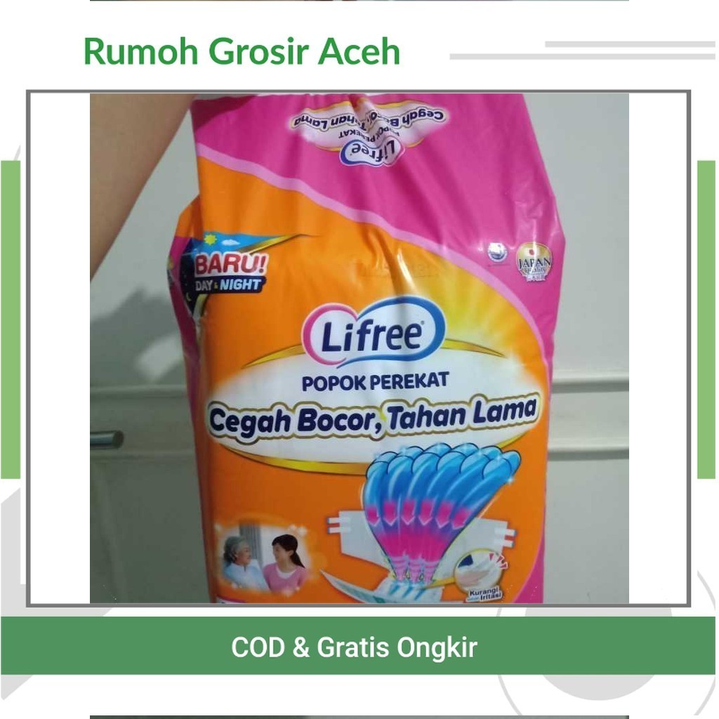 {ACEH} LIfefree Popok CELANA DEWASA - M10 L8 XL6