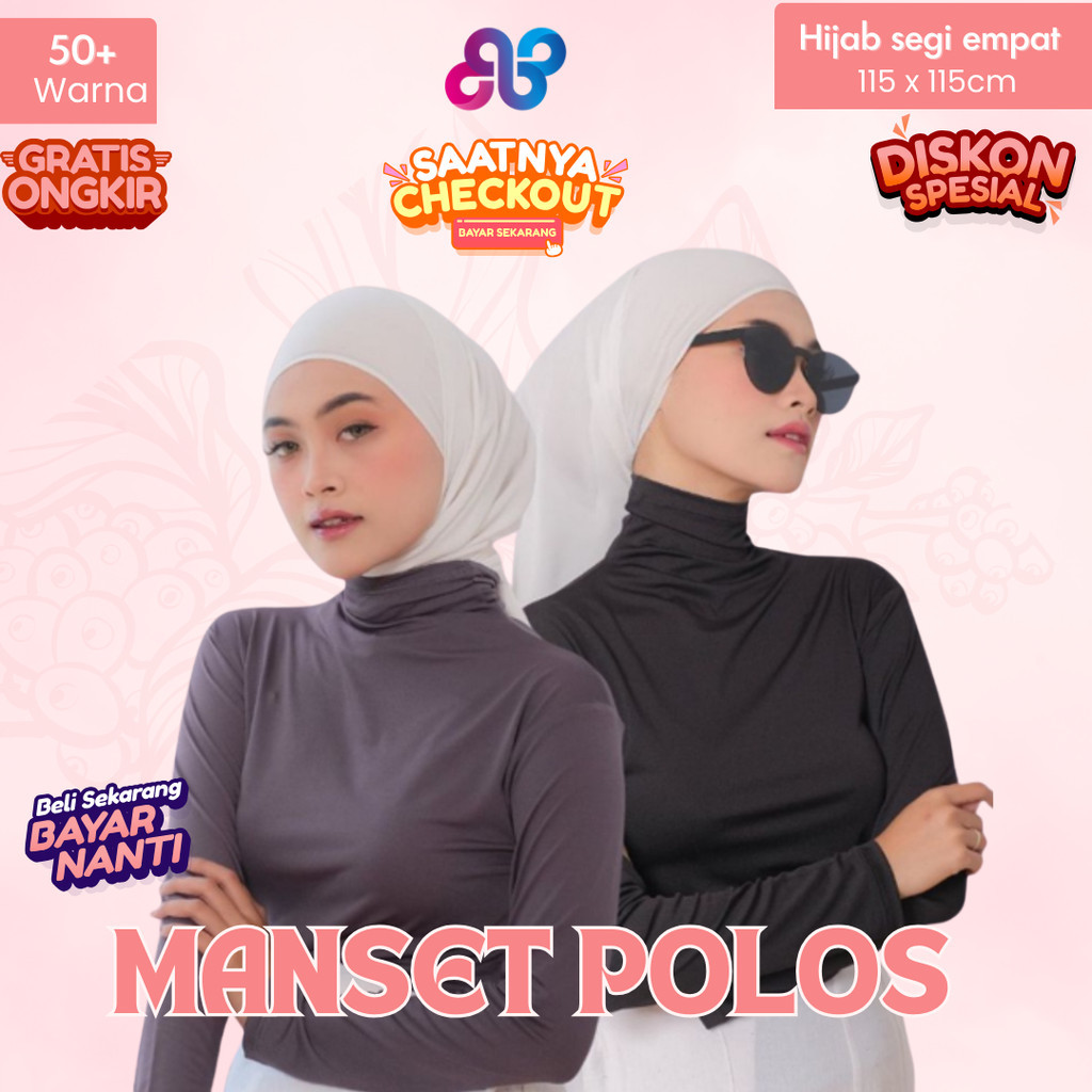 MANSET BAJU LENGAN PANJANG ATASAN DALAMAN WANITA - MANSET PRIA - MANSET WANITA - BAJU OLAHRAGA TERMU