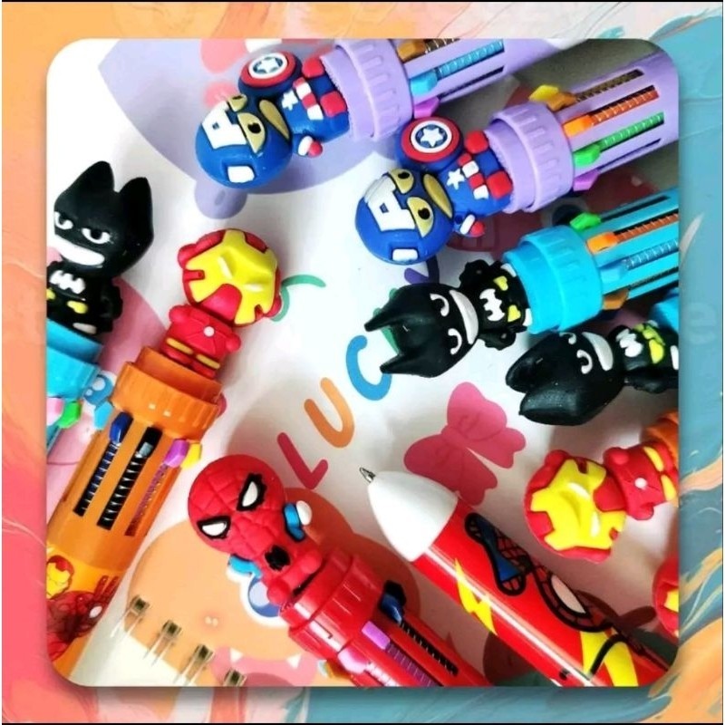 

BALLPOINT 10 WARNA 1001 / EDISI MARVEL SUPER HERO ADVENTURE VIRAL