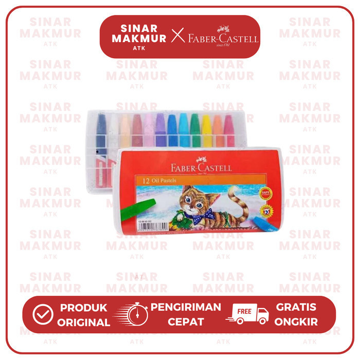 

Hexagonal Crayon/Oil Pastel Eco 12 Warna Faber Castell (Set)
