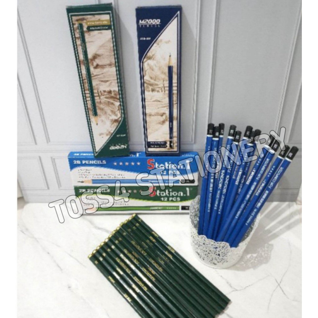 

pensil 2b asli 1 pack 12 PCS / 1 LUSIN PENSIL M2000 PENSIL MURAH TERBAIK T0SS4 STATIONERY